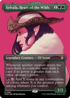 Selvala, Heart of the Wilds Commander Masters Profile Art